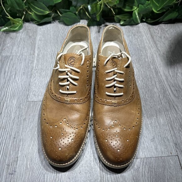 Cole Haan Zerogrand Wingtip Oxford  Men size 9.5 M Farro Birch  brown main image 5